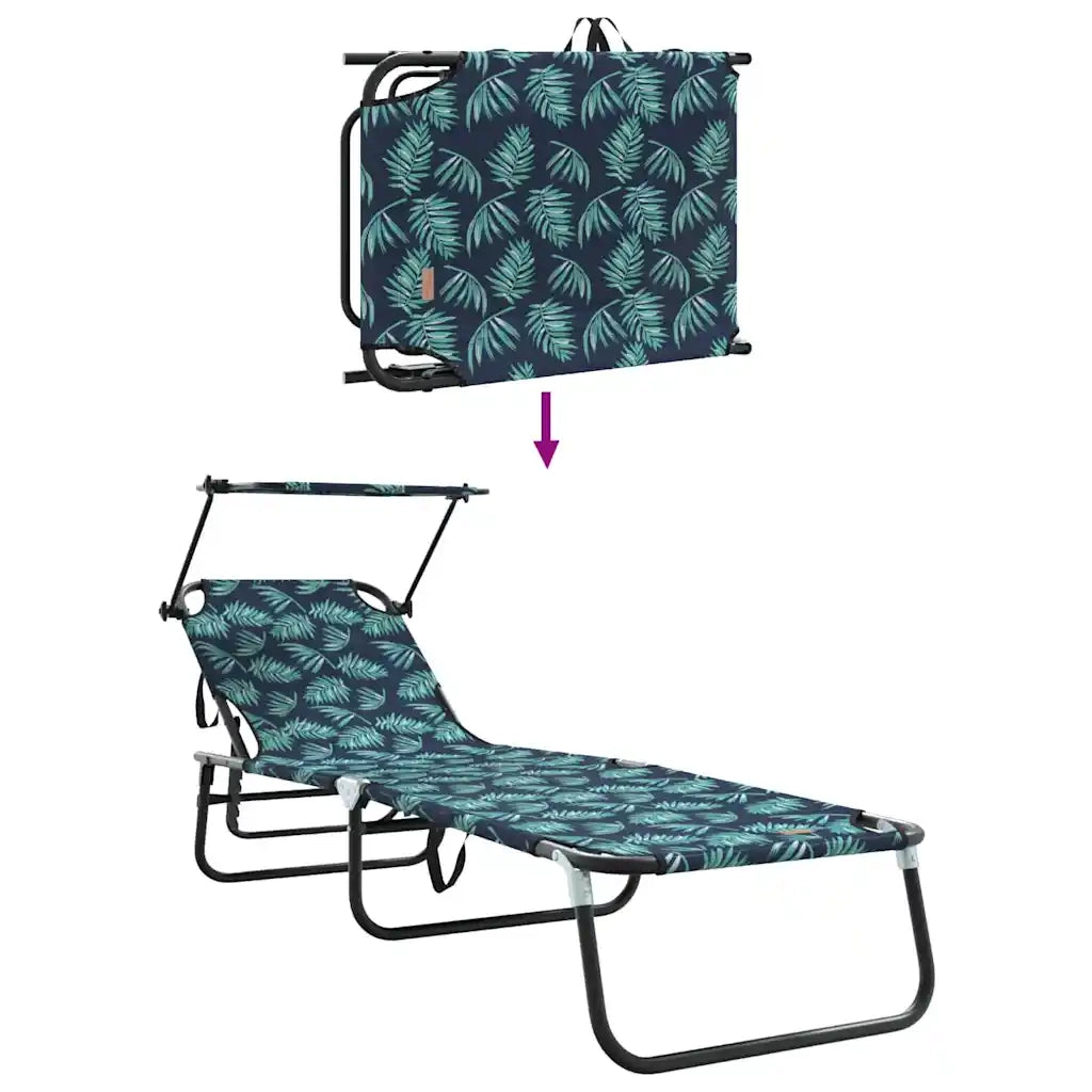 Lettino prendisole pieghevole Multicolore 190 x 57 x 81 cm 42003133