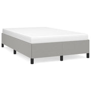 Letto matrimoniale | Letto per adulti | Giroletto senza Materasso Grigio Chiaro 120x190 cm in Tessuto