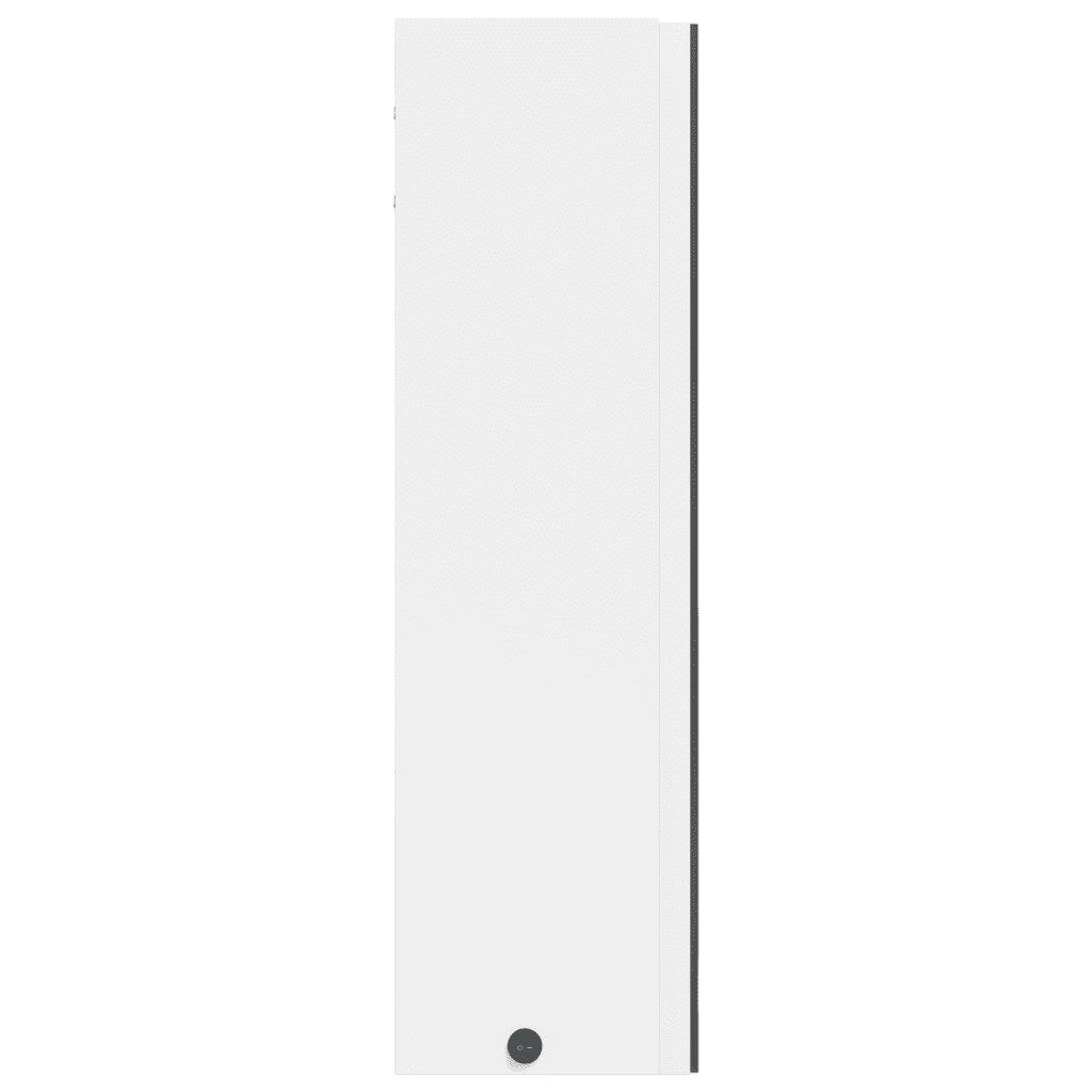 Armadietto Bagno con Specchio e LED Bianco 60x13x52 cm 357969