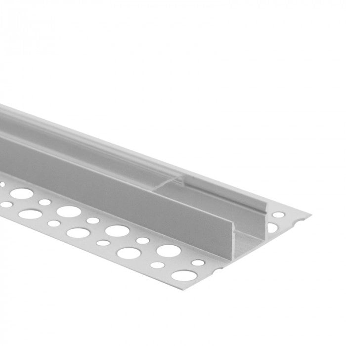 Profilo LED GN01 superficie bianco schermo trasparente 1m Ecolight