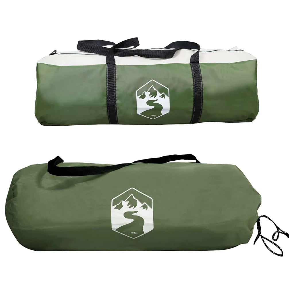 Tenda Laterale Verde 410 x 410 x 250 cm Poliestere e Acciaio 42028681