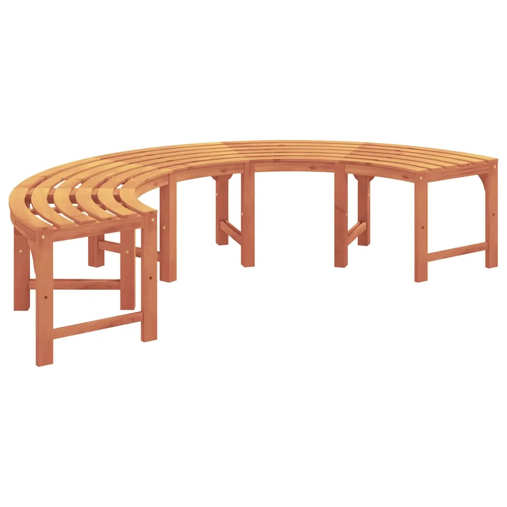 Panchina per Alberi Naturale 160 x 80 x 45cm 4108061