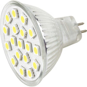 Trade Shop - Lampada Lampadina Faretto Led 5w 12v Smd Mr16 Luce Bianca Calda 450 Lumen Gu5.3 -
