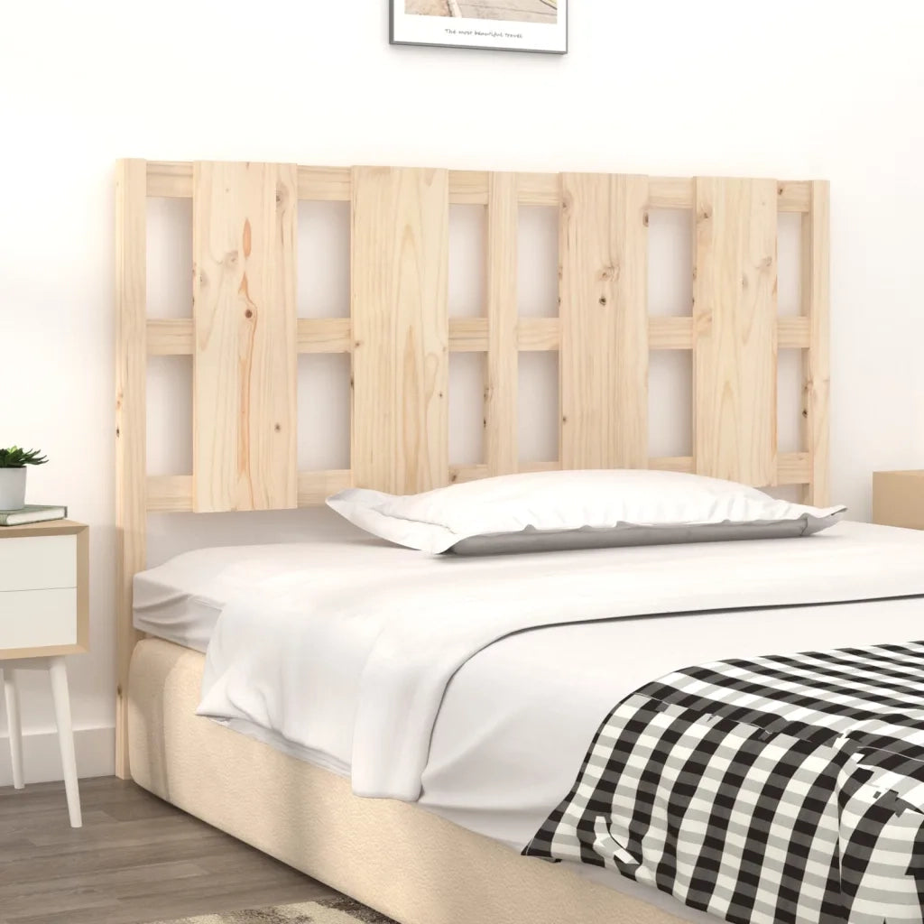 Testiera per Letto-Testata-Testiera Decorativa 145,5x4x100 cm Legno Massello di Pino 577580