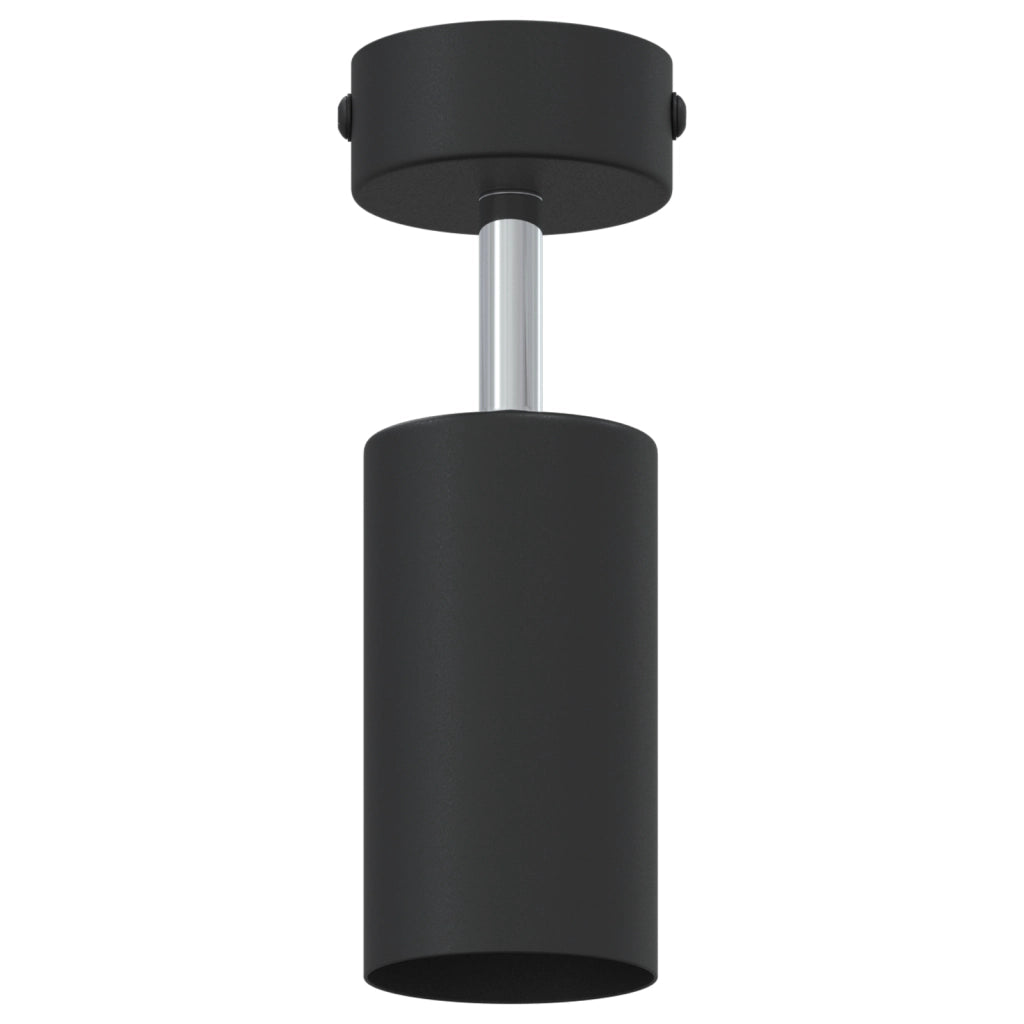 Faretto da soffitto 1 Via Regolabile Nero GU10