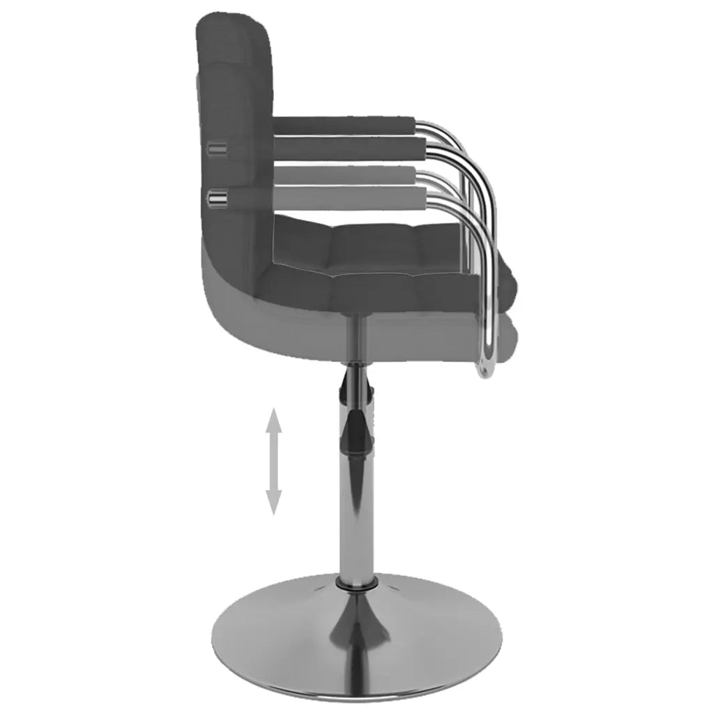 Sgabello da Bar Grigio Scuro in Tessuto cod mxl 73588