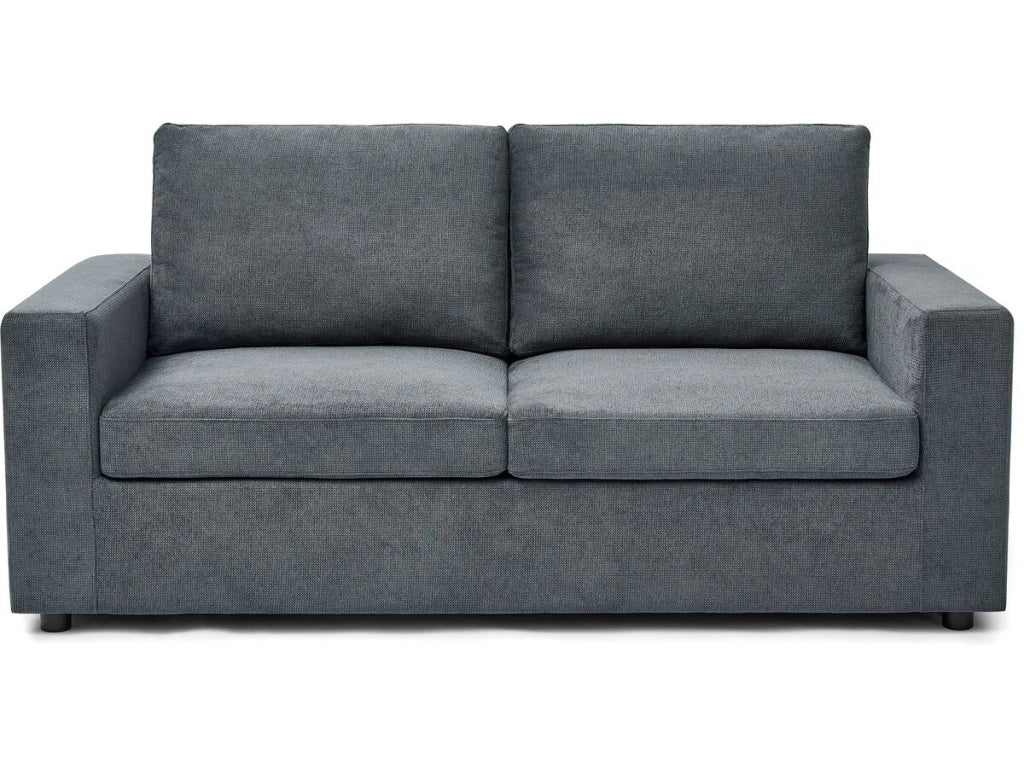 Divano letto "Elena" Express in tessuto - 3 posti - 140 cm - Grigio