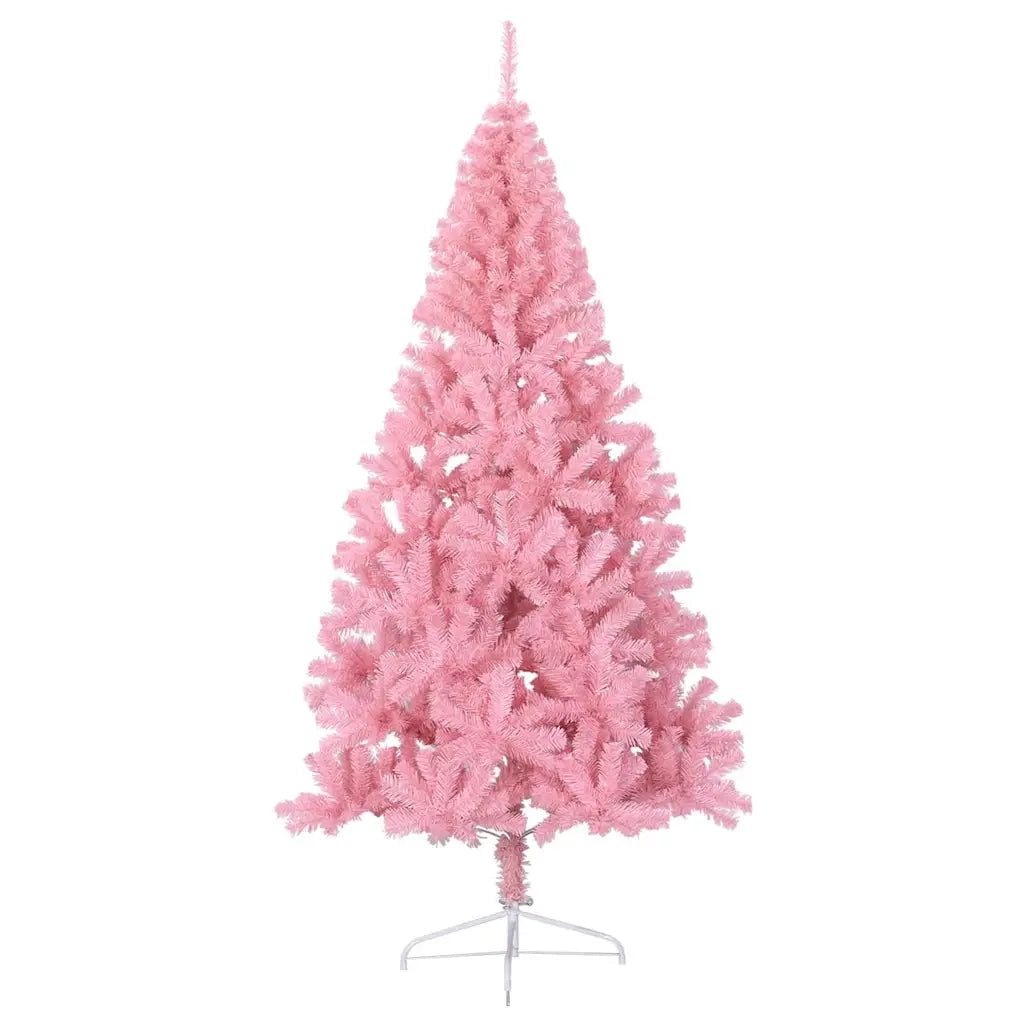 Albero di Natale artificiale con luci integrate Rosa 240 cm PVC 3397102