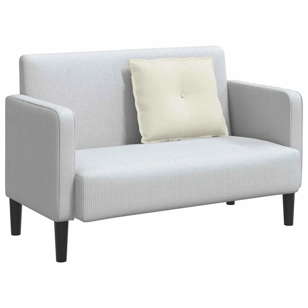 Cuscino per Schiena Crema 60 x 50 cm Tessuto in Cords