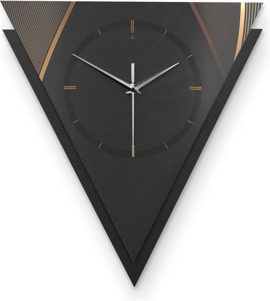 Orologio da parete a design 3D a forma di triangolo in metallico nero-oro moderno - Orologio da parete radiocomandato con funzione oraria

Orologio da parete: 
- Modello: 
- Codice prodotto: 
- Dimensioni: 
- Materiale: 
- Funzione: Radiocomando