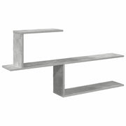 Scaffale da parete Grigio Cemento 122 x 18 x 60 cm 8012183