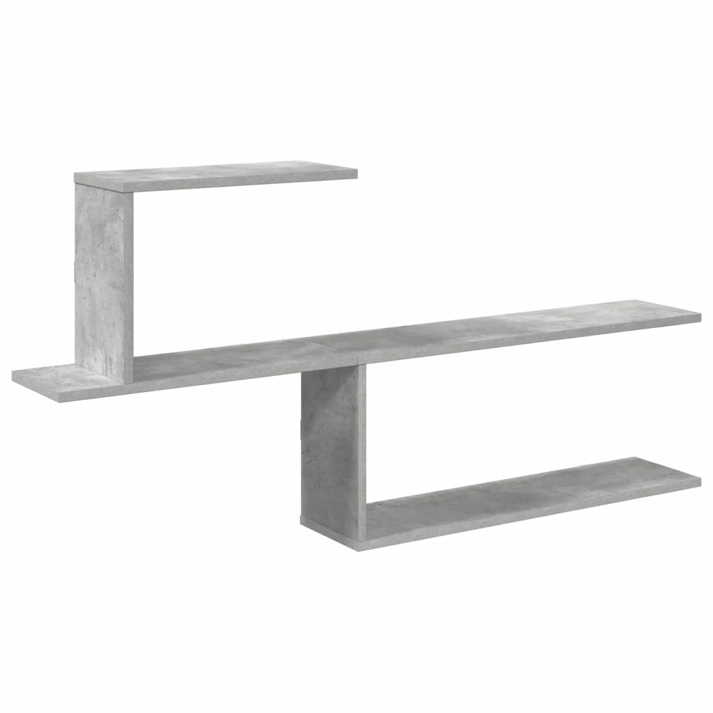 Scaffale da parete Grigio Cemento 122 x 18 x 60 cm 8012183