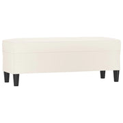 Panca/panca color crema 100 x 35 x 41 cm materiale sintetico 02_0010616