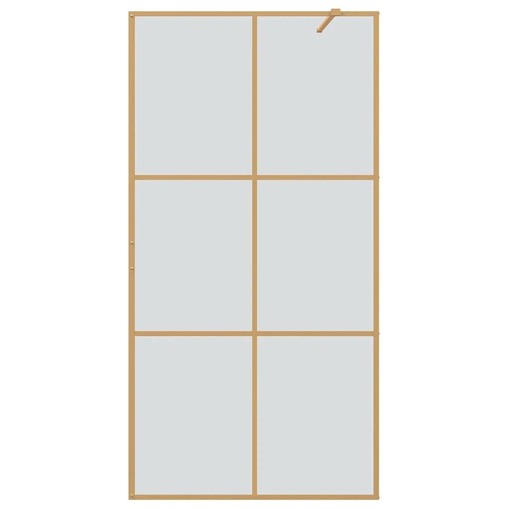 Parete Doccia Walk-in Oro 100 x 195 cm vetro temperato
