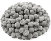 Pomponi 300 pezzi - Palle soffici - Decorazione grigia - Pomponi per hobby - Attività manuali - Decorazione per compleanni - Pomponi per hobby
