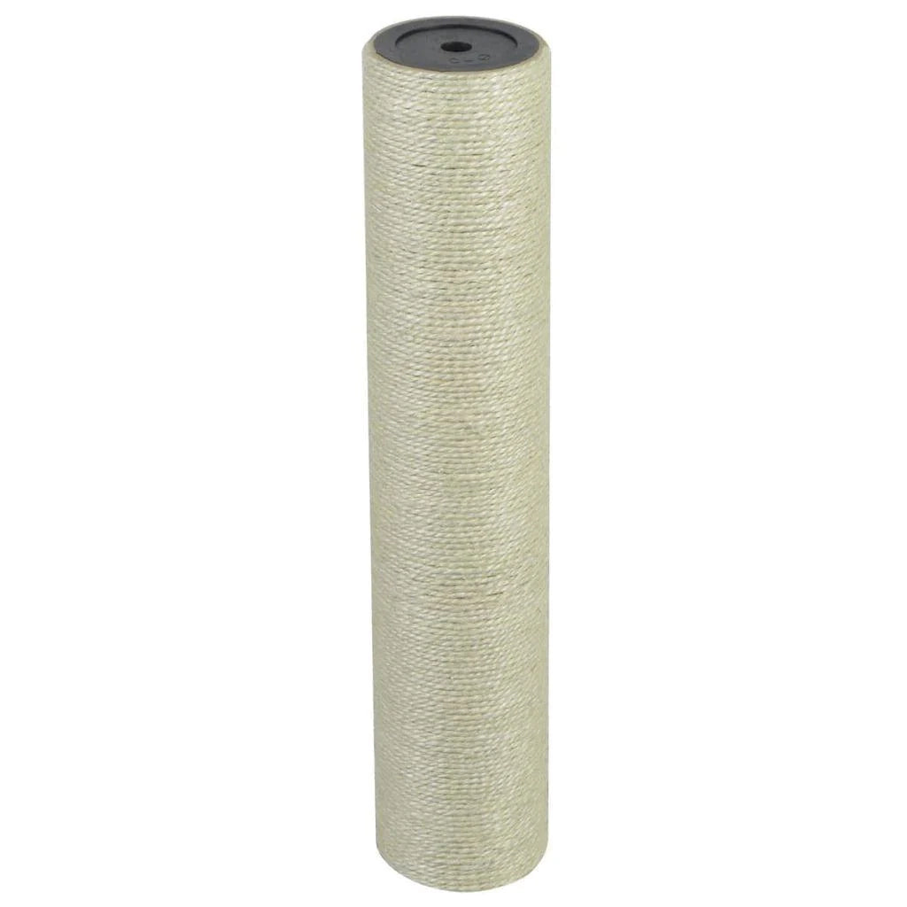 Tiragraffi albero per gatti cuccia per gatti peluche 8 x 40 cm spessore 10 mm beige 3702031