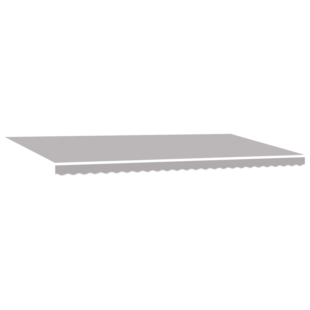 Tenda Retrattile Manuale  con LED Grigio Chiaro 600x300 cm