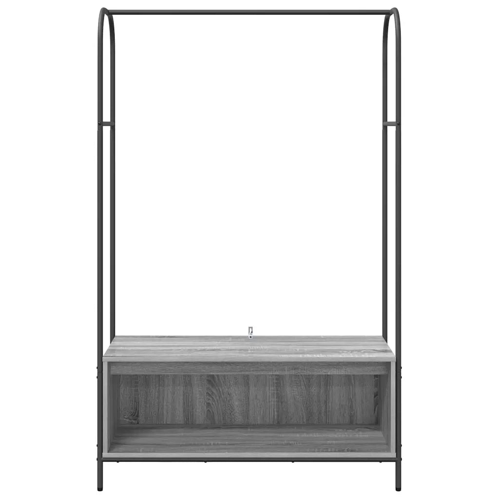 Stendibiancheria Grigio 100 x 44 x 160 cm Legno multistrato 868454