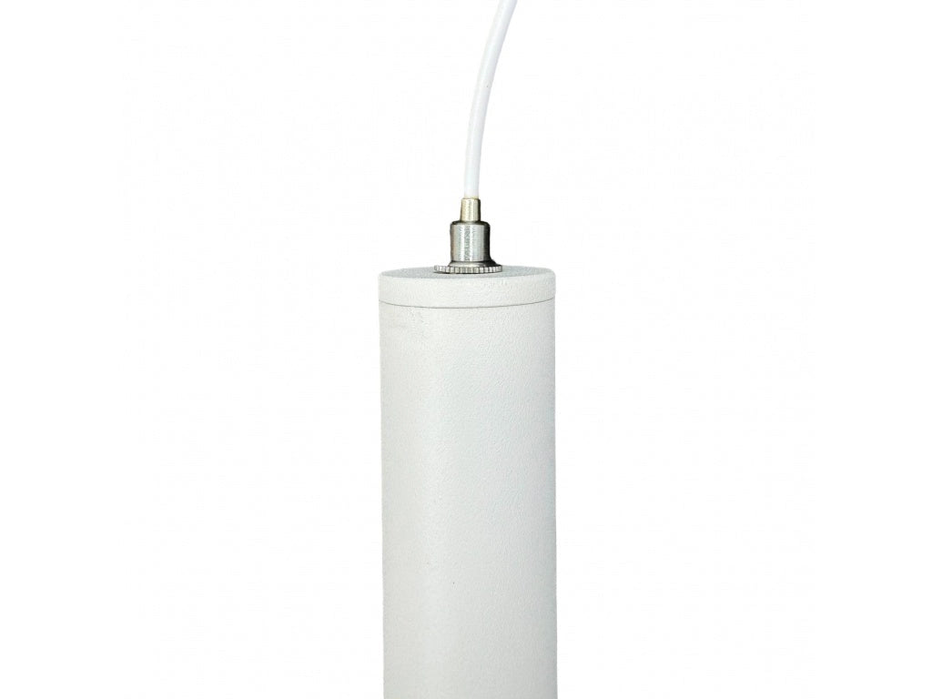 Faretto LED Pendente a Sospensione bianco per Binario Monofase 3W 300lm 4000K Fascio 30° in Alluminio per Illuminazione d’Accento Interni Luce Naturale 4000K