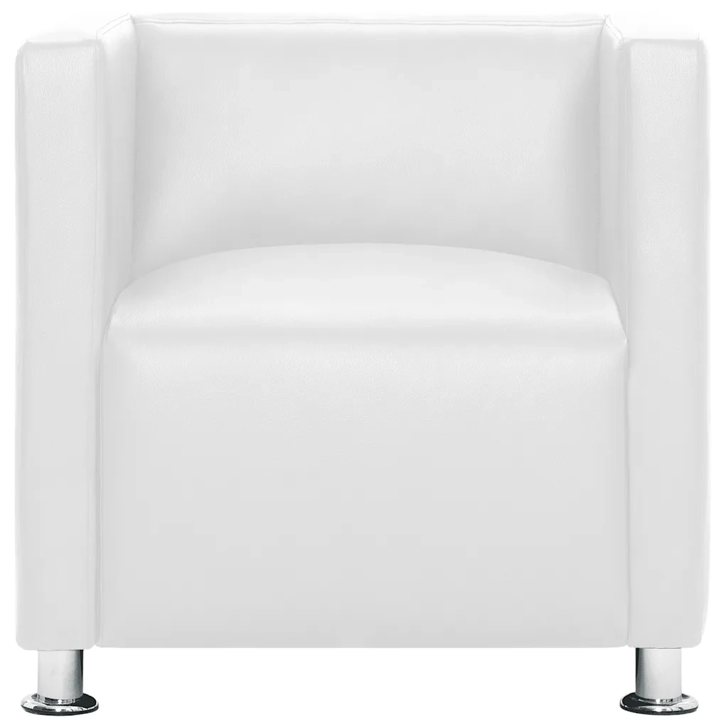 Poltrona a Pozzetto Bianca in Similpelle cod mxl 56200