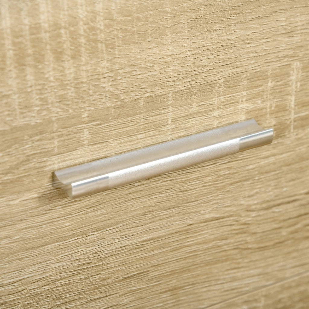 Cassettiera 4 cassetti ¨C Xylo ¨C bianco effetto legno 76x35x72 cm stile moderno