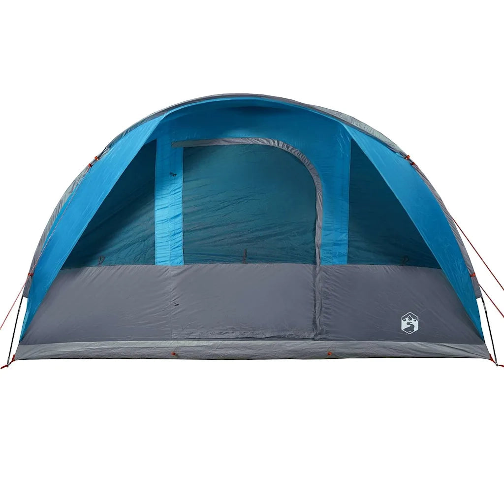 Tenda Familiare a Tunnel per 7 Persone Blu Impermeabile 94626