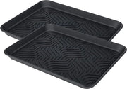 Set di contenitori per scarpe da appendere - 2 pezzi - grande - autunno-inverno - 43 x 33 x 3 cm
