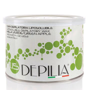 Trade Shop - Barattolo Cera Depilatoria Liposolubile Mela Verde 1.15 400ml Ceretta Depila -