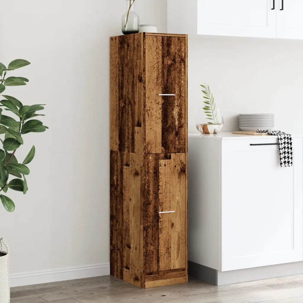Armadietto da Farmacia Legno Vecchio 30x41x144,5 cm Truciolato 855176