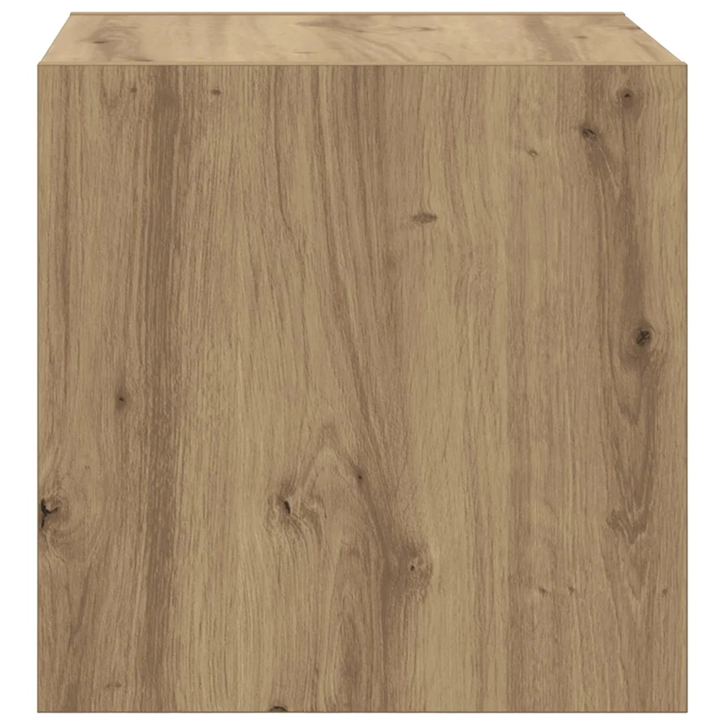 vidaXL Armadietto a muro rovere artigianale 37 x 37 x 37 cm