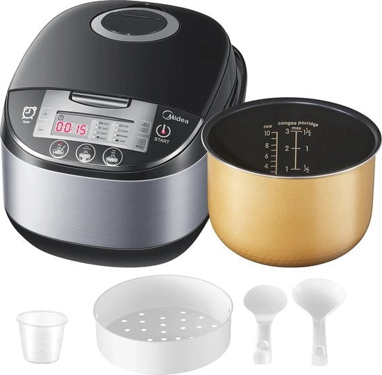 Multicooker con 11 Programmi e Capacità di 1,8 L per fino a 10 Persone - Cottura Lenta con Vascheto e Funzione di Mantenimento del Calore