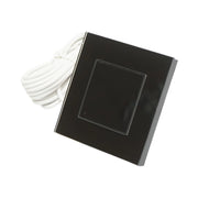 Termostato WiFi per riscaldamento a pavimento e caldaia, display digitale, sensore esterno, cornice in vetro nero 86x86mm