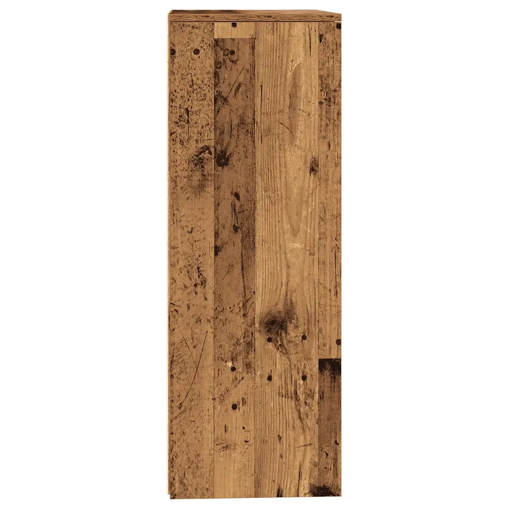 Credenza con 6 Cassetti Legno Antico 50x34x96 cm in Truciolato