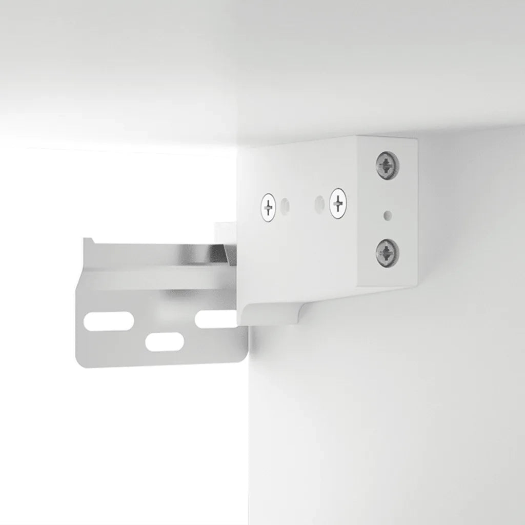Comodino | Armadio da Notte | Mobiletto da notte a Muro Bianco 34x30x20 cm