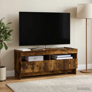 Mobile TV LED Rovere Fumo Legno ingegnerizzato 896110