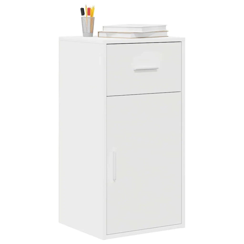 Credenza con Cassetto-Buffet-Armadio da cucina Bianco 38 x 34 x 75 cm