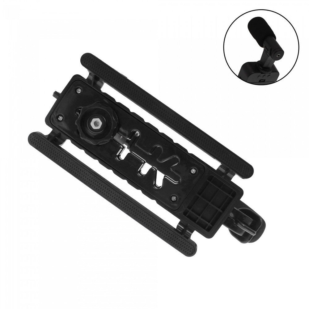 Trade Shop - Stabilizzatore Base Impugnatura U/c Q-zj010 Fotocamera Smartphone Microfono Luce Led -