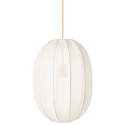 Lampada a sospensione con paralume in nylon bianco Design moderno Luce per il soggiorno