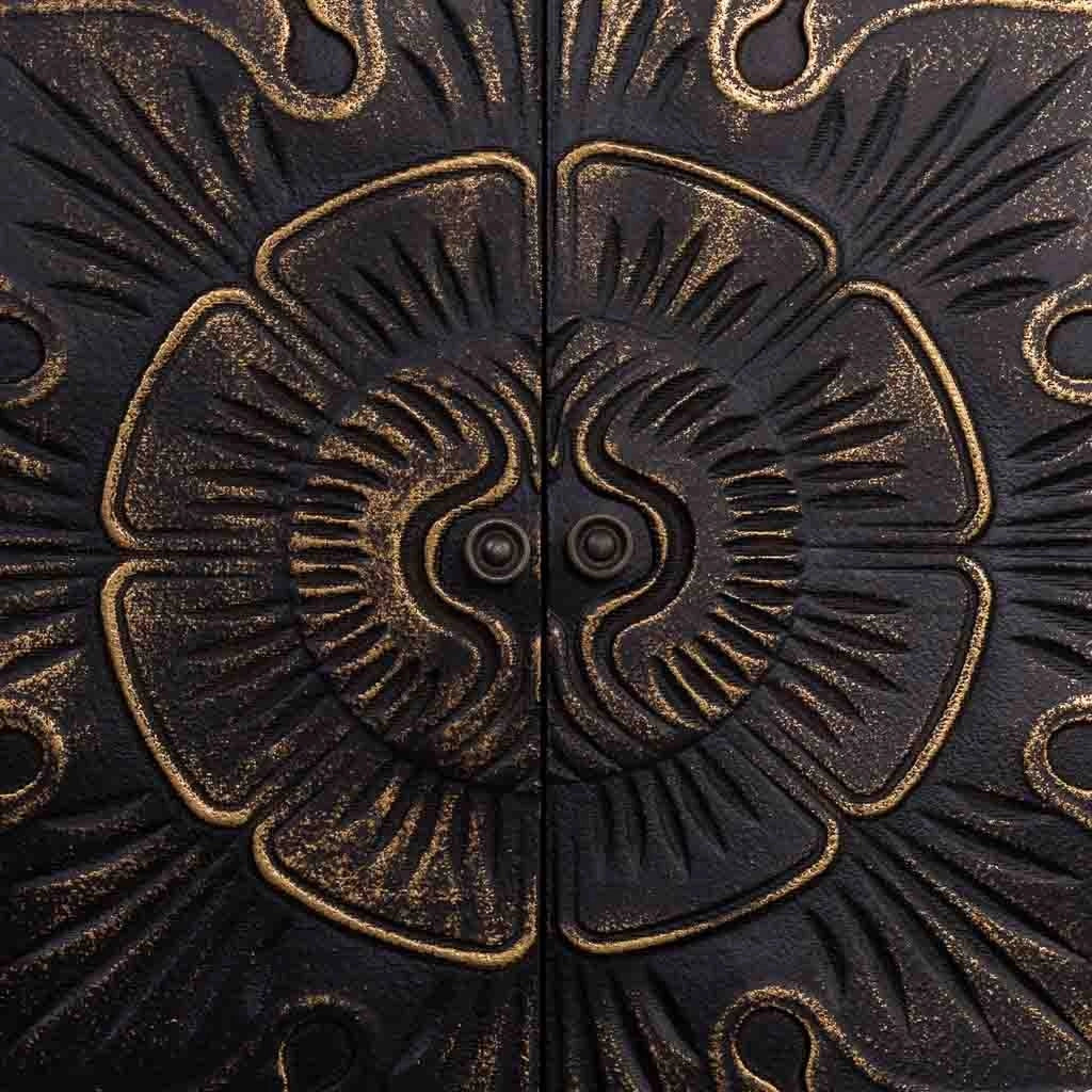 Armadio in legno con 4 cassetti e 2 porte 100x45x160