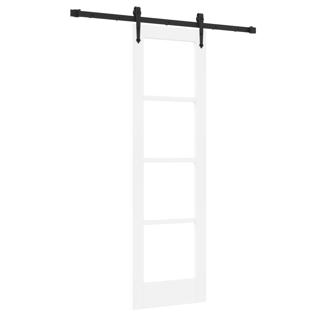 Porta Scorrevole  con Set di Ferramenta "ORKDAL" Bianco 61x198.5 cm