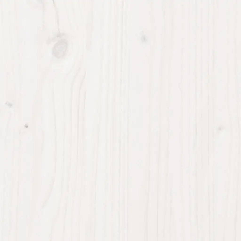 Giroletto Bianco in Legno Massello 90x200 cm 815030
