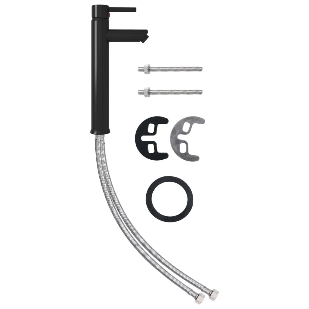 Lavabo da bagno diametro 42 cm con rubinetto e scarico a pulsante vetro temperato 02_0002845