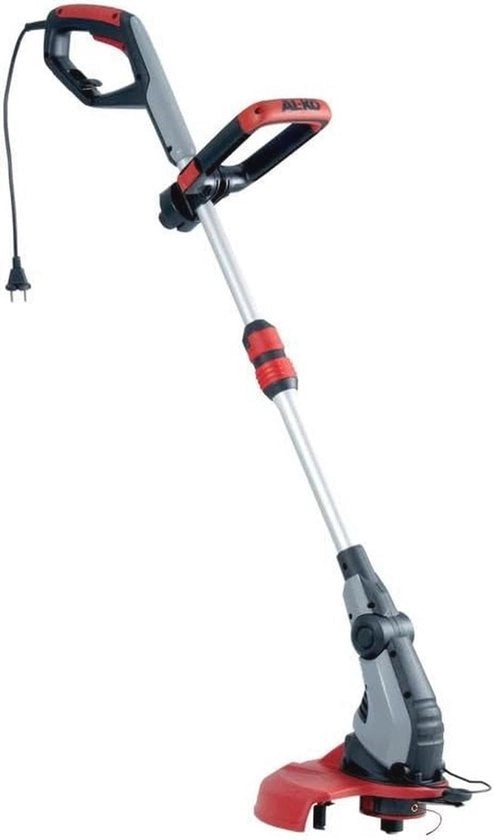 Tagliaerba elettrica per prato - Potenza 450 W - Larghezza di taglio 30 cm - Testa di taglio regolabile - Manubrio regolabile in altezza - Asta telescopica - Regolazione della corda - Modello GTE 450