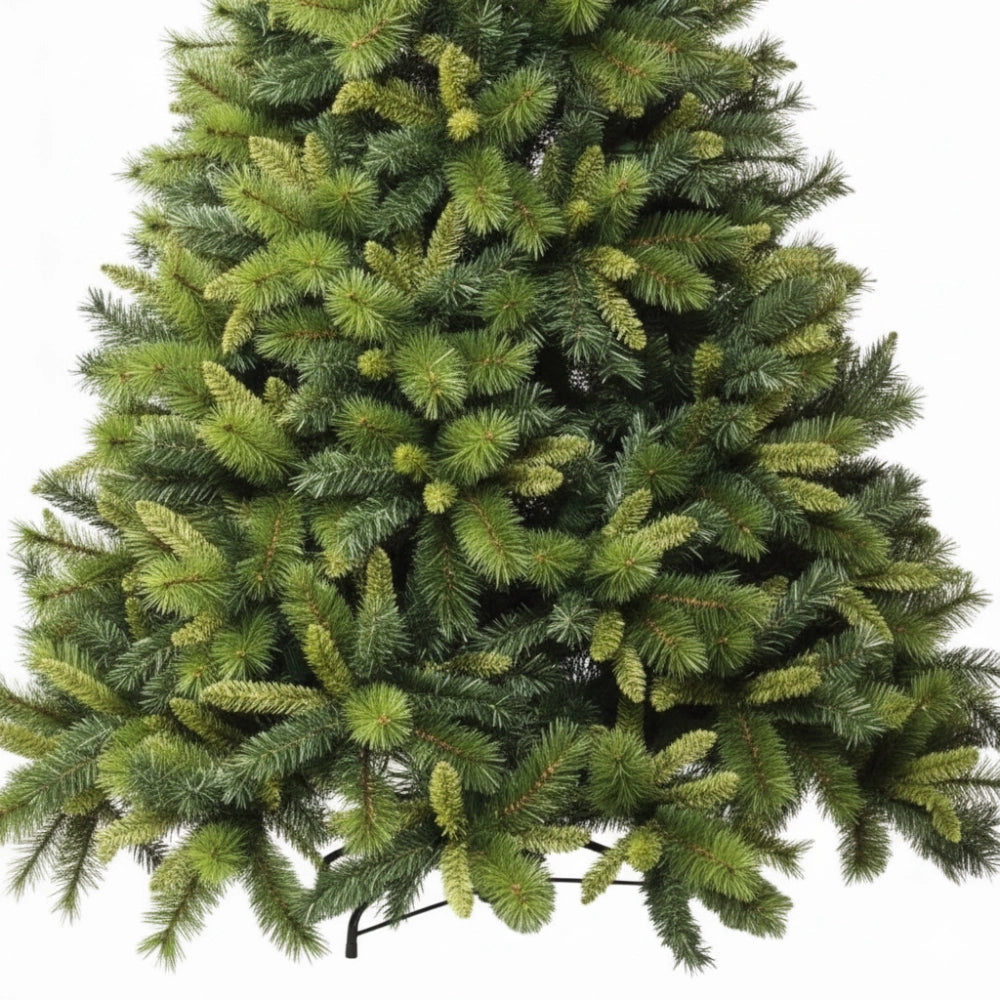 Granpino albero di natale imponente con chioma ricca e realistica stile americano *** misura h 210, confezione 1