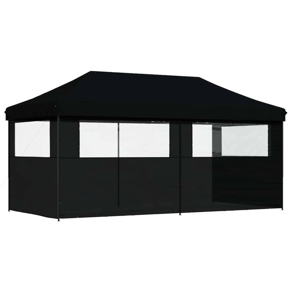 Tenda Party Nero 292 x 580 x 315 cm Tessuto Oxford