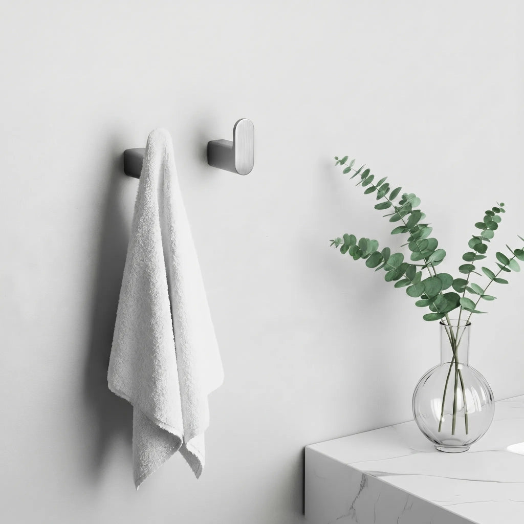 Set Accessori Da Bagno Mati Brush Nickel 4 Pezzi