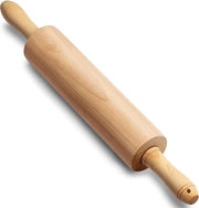 Rolla per pasta in legno - 436 cm - rotella per impasto con maniglie centrali - accessori per forno - modello BK004