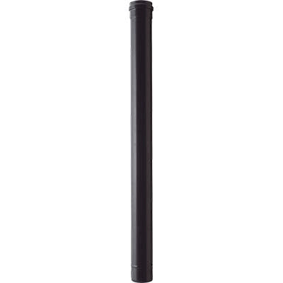 TUBO PELLET LIGHT NERO OPACO SAVE  CM 12 H.CM 100