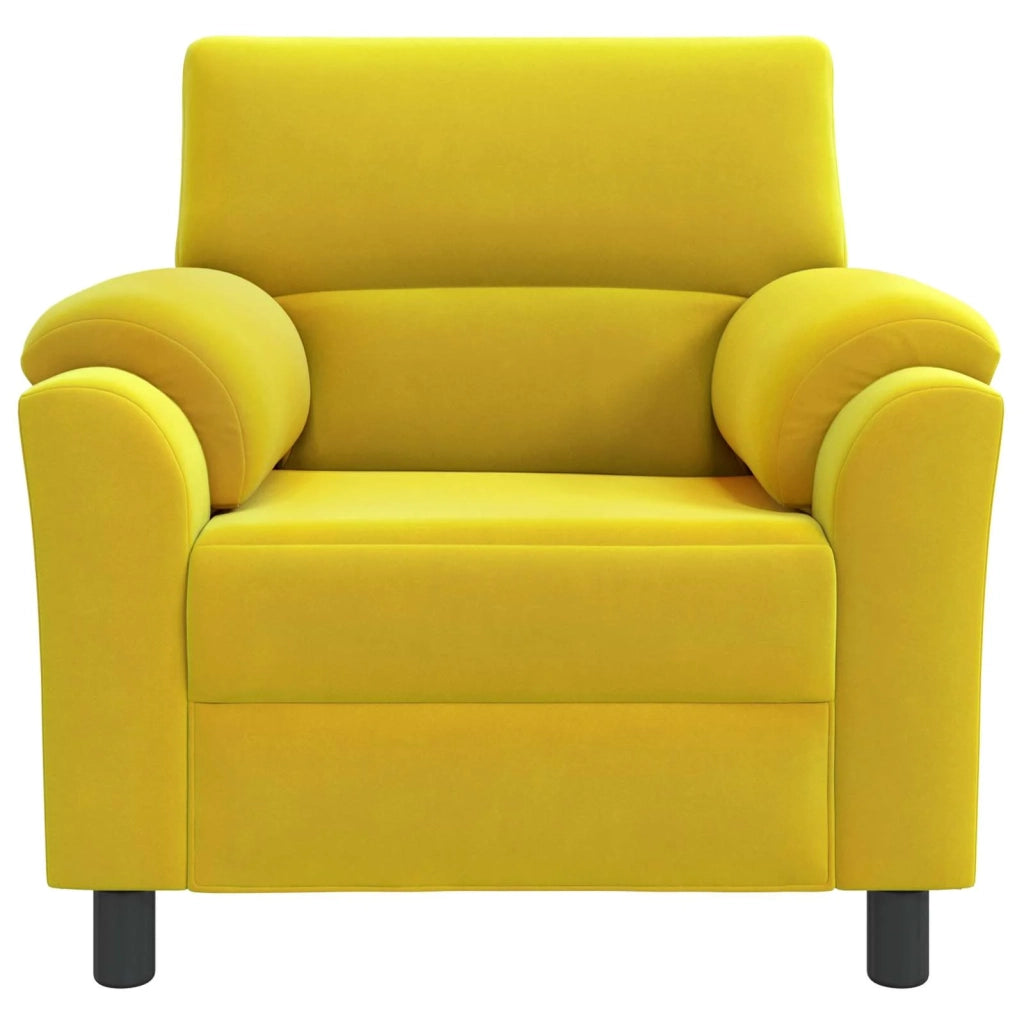 Divano Giallo 94 x 85 x 93 cm Velluto 42040814