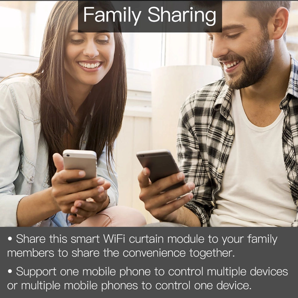 Modulo Tapparelle WIFI 2.4G + RF 433MHz, TUYA, Smart Life, 2A, AC 90-250V, 50/60HZ, 500W, 52X47X18mm, IP20, SH108WR SH108